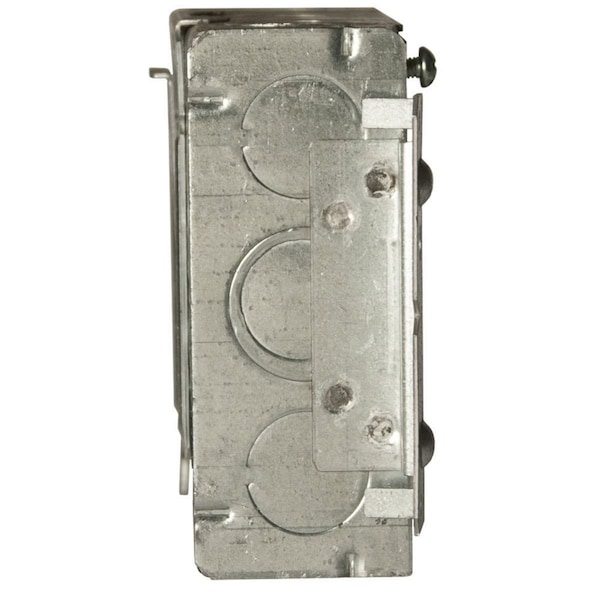 Raco Electrical Box, 21 cu in, Square Box Type, 2 Gangs, Galvanized Steel, Square Shape - 189H