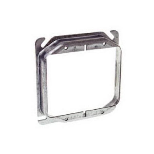 Racoorporated Electrical Box Cover, 2 Gangs, Steel, Raised Cover - 8769