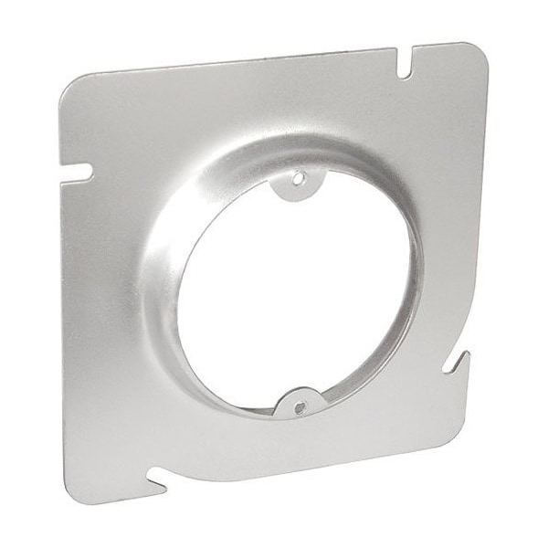 Southwire Electrical Box Cover, Square, Galvanized Steel, Ring and Raised Cover - 72C3-5/8