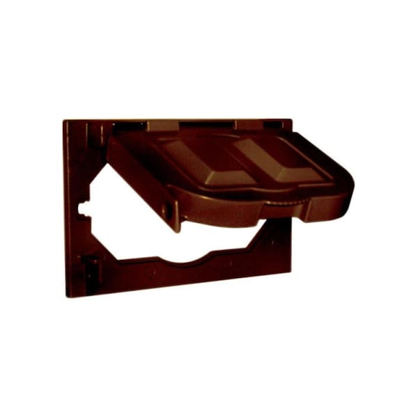 Gizmo 14145BR 1 Gang Multiuse Horizontal Cover Bronze - GI2742404