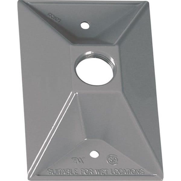 Sirius A 14371 1 Gang Gray Weatherproof Lampholder Cover - SI156569