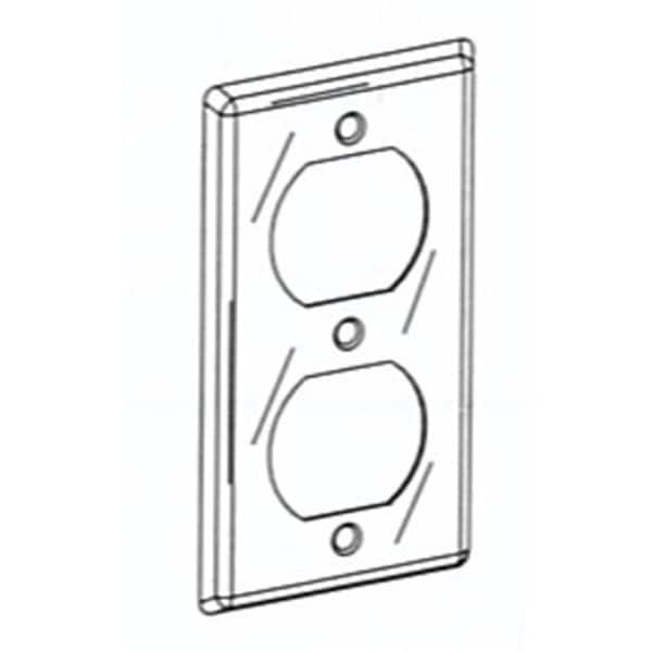 Hd Deco Duplex Receptacle Handy Box Cover - HD1582114