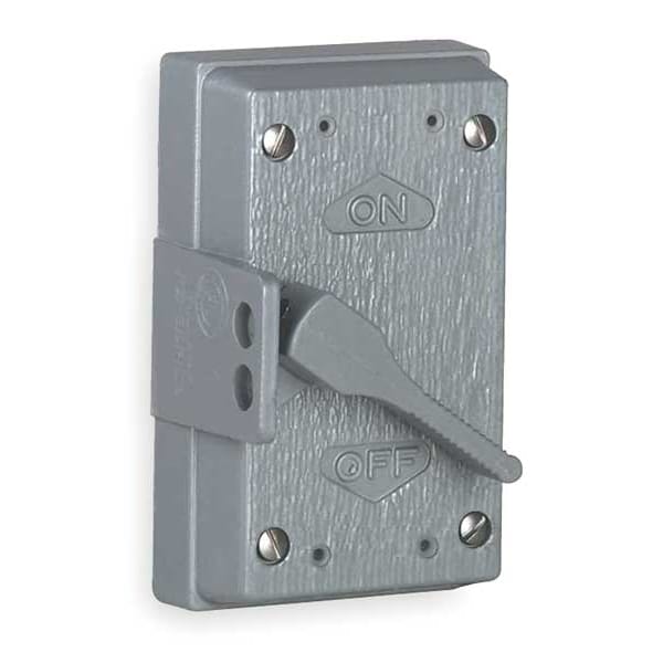 Hubbell Killark 1 Gang -Gang Vertical Weatherproof Cover, , Aluminum - FZ8647