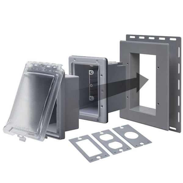 Taymac Weatherproof Cover, Single Gang Box Type, 1 Gang, In-Use Cover - MR420CG