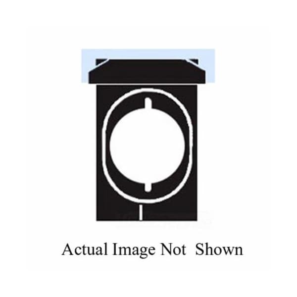 Mulberry Electrical Box Cover, 1 Gang, Aluminum, Single Receptacle Cover - 30534