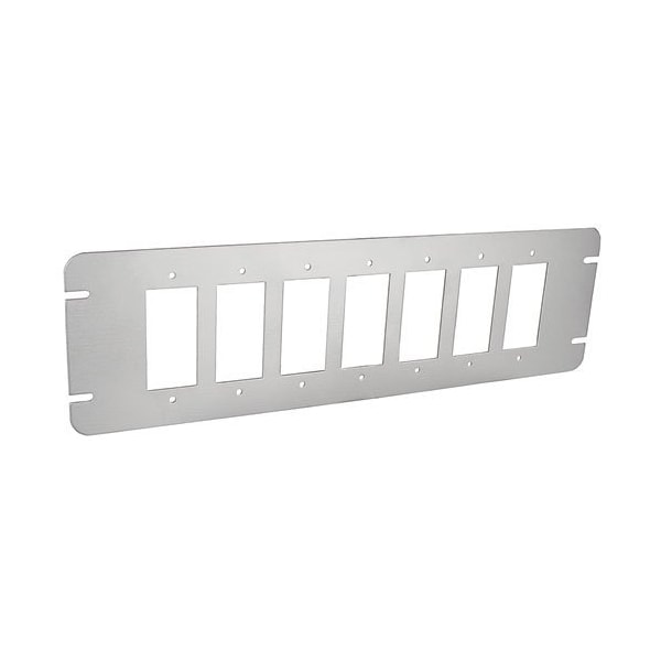 Southwire Electrical Box Cover, 7 Gangs, Galvanized Steel, GFCI, Flat Cover - GBGFI-7