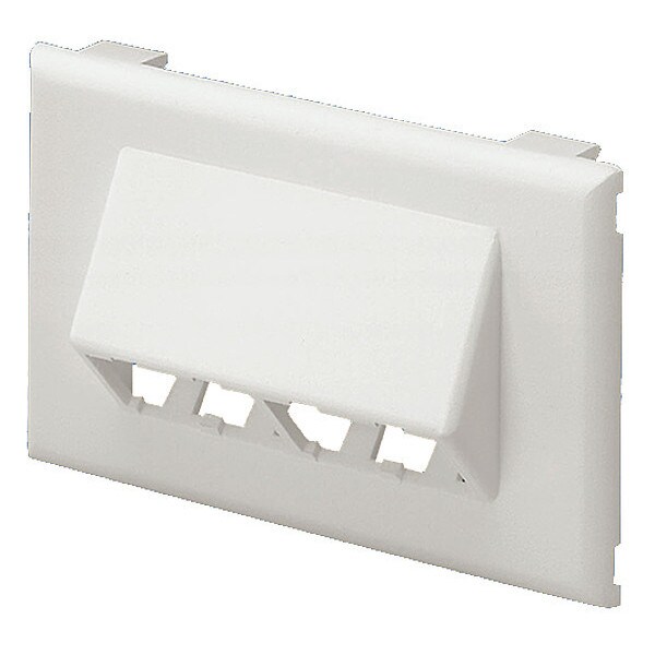 Panduit Faceplate, 1 Gang, PVC - T70FH4IW