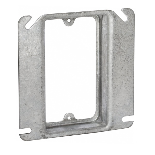 Raco Electrical Box Cover, 1 Gang, Steel, Raised Cover - 8773