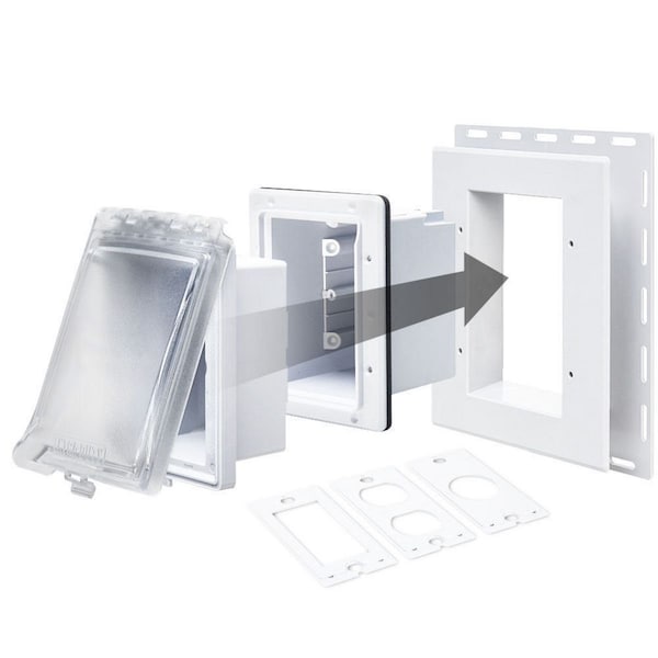 Taymac Weatherproof Cover, Single Gang Box Type, 1 Gang, In-Use Cover - MR420CW