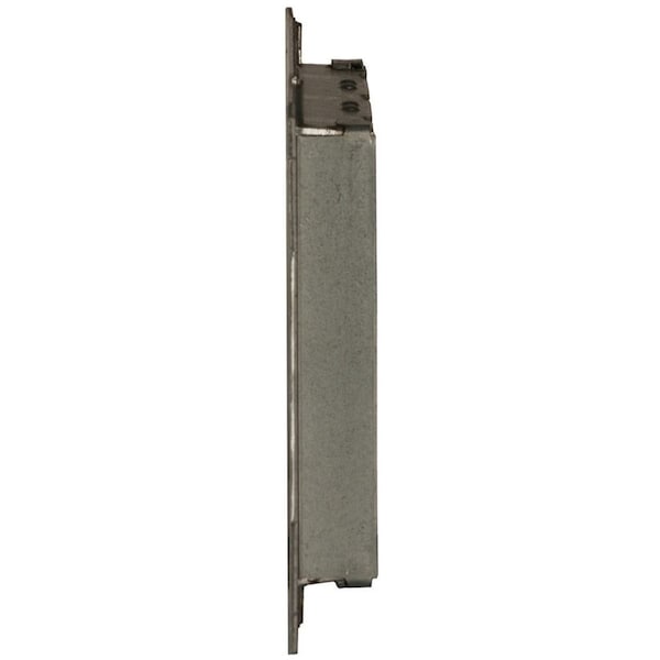 Raco Electrical Box Cover, Square Box Type, 3 Gangs, Galvanized Steel, Blank Cover - 822