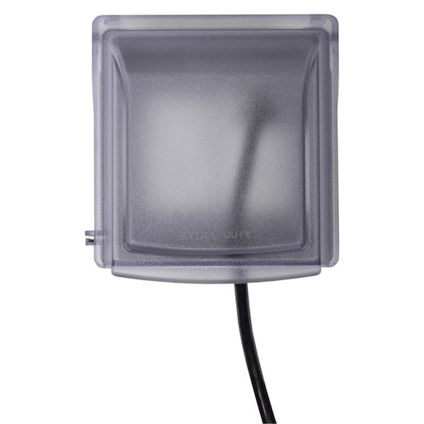 Sigma Engineered Solutions Electrical Box Cover, 2 Gangs, Non-Metallic, GFCI, Duplex and Round Receptacle Cover - 14425