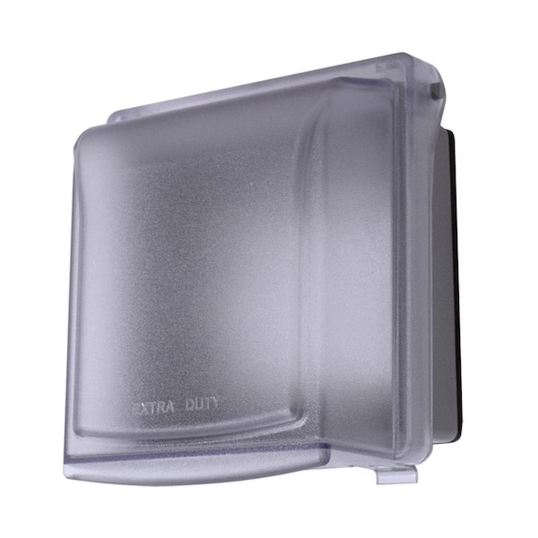 Sigma Engineered Solutions Electrical Box Cover, 2 Gangs, Non-Metallic, GFCI, Duplex and Round Receptacle Cover - 14425