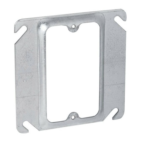 Raco Electrical Box Cover, 1 Gang, Steel, Raised Cover - 8772