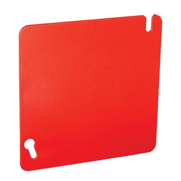Southwire Electrical Box Cover, Square, Powder Coated Galvanized Steel - 52C1-RED