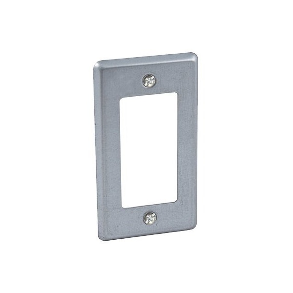 Racoorporated Electrical Box Cover, 1 Gang, Steel, GFCI Cover - 862