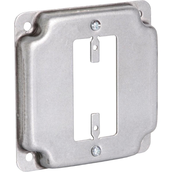 Southwire Electrical Box Cover, Square, Galvanized Steel, GFCI, Raised Cover - G1947-UPC