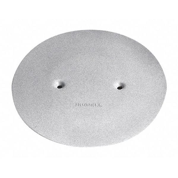 Hubbell Wiring Device-Kellems Electrical Box Cover, Round, Composite, Furniture Feed Cover - S1AP4GY