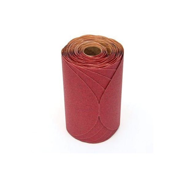 Disco de Lija Rojo 3M 01114, STIK, 316U, 6XNH, P120A, Rollo de 100 unidades - 7000119771