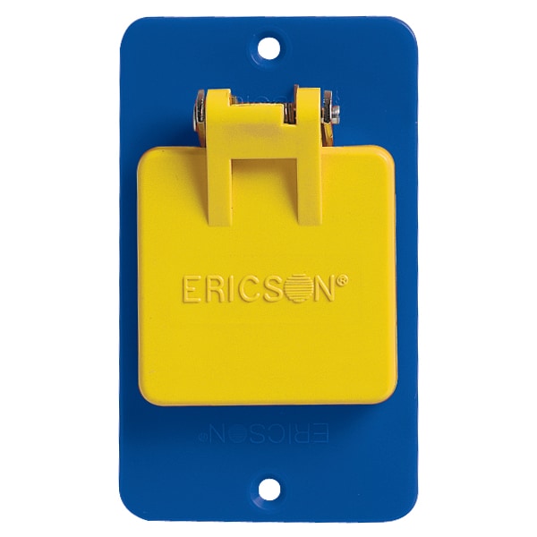 Ericson Coverplate, 1 Gang, Duplex Receptacle Cover - 6131B