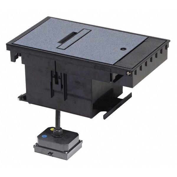 Wiremold Box Cover Assy, Outdoor, GY, 20A, 4 Plugs - XB814C520GY