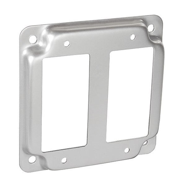 Southwire Electrical Box Cover, Square, Galvanized Steel, GFCI, Raised Cover - G1950