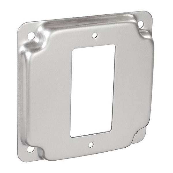 Southwire Electrical Box Cover, Square, Galvanized Steel, GFCI, Raised Cover - G1947