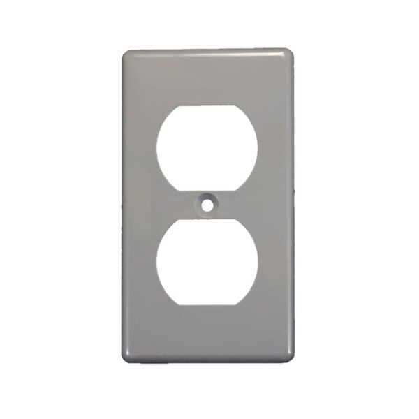 Cantex Electrical Box Cover, 1 Gang, Duplex Receptacle Cover - EZSL-DPLX