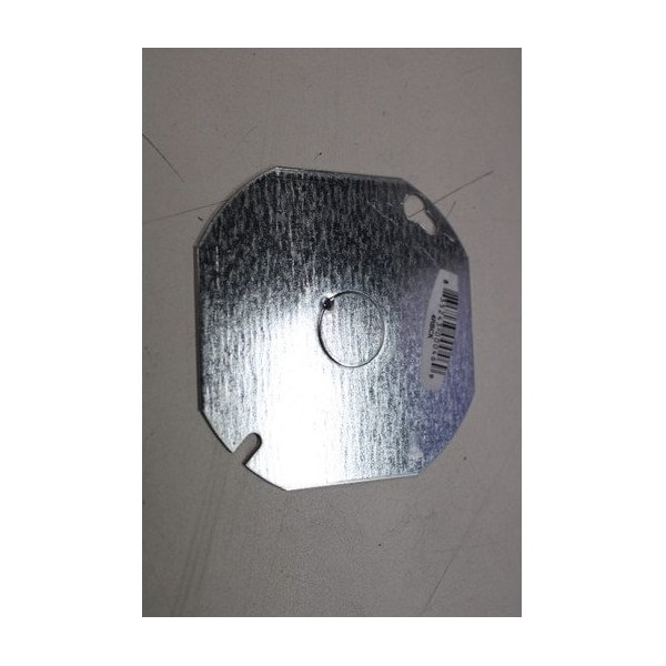 Orbit 4IN OCT. BOX STEEL COVER FLAT, 1/2IN KO - 4RBCK