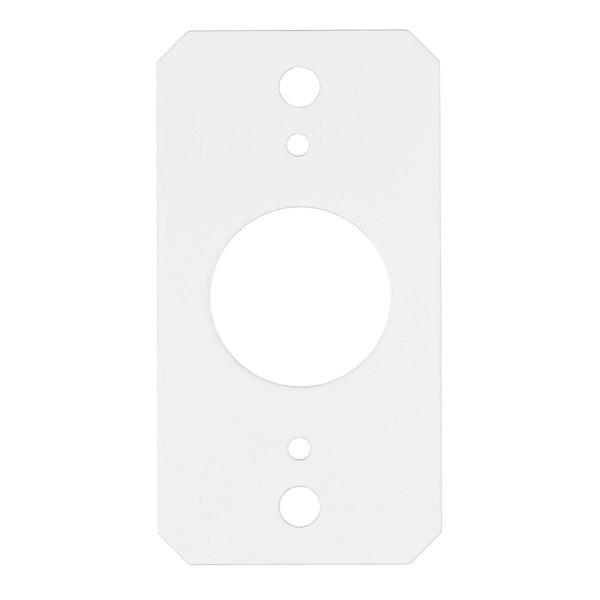 Hubbell Wiring Device-Kellems Center Sub Plate, 1 Gang, Rectangular, Steel - S1R10CSPJ