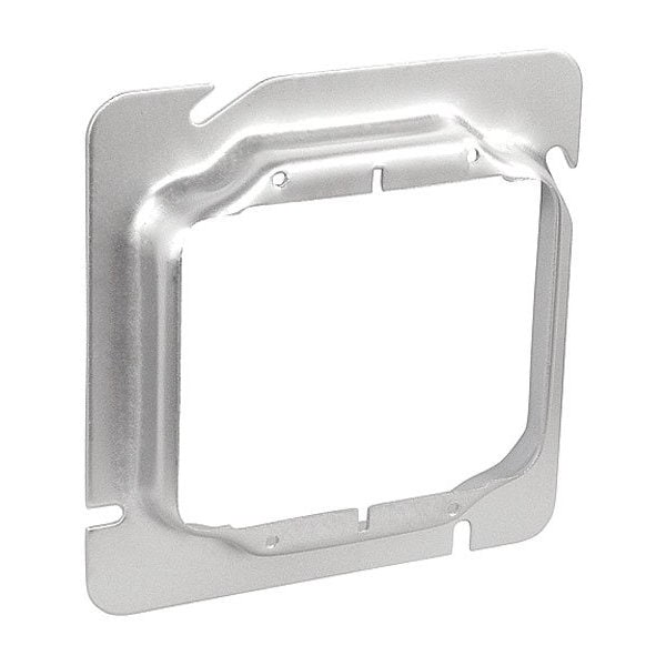 Southwire Electrical Box Cover, 2 Gangs, Galvanized Steel, Ring and Raised Cover - 62-5/8