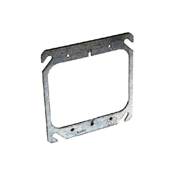 Racoorporated Electrical Box Cover, 2 Gangs, Steel, Flat Cover - 791