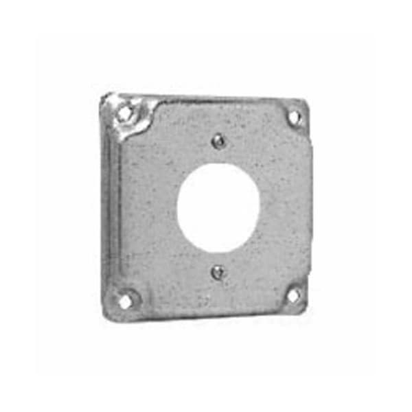 Mulberry Electrical Box Cover, 1 Gang, Steel, Single Receptacle Cover - 11403
