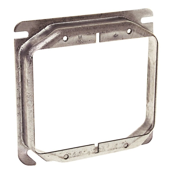 Raco Electrical Box Cover, 2 Gangs, Steel, Raised Cover - 8769