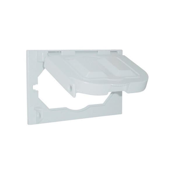 Sigma 14145WH 1 Gang White Multiuse Horizontal Cover - 3460490