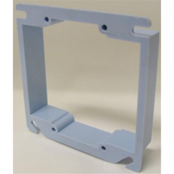 Encendiendo EZ06DXAR 0.5 in. PVC 2 Gang Non Metallic Square Cover - EN2994514