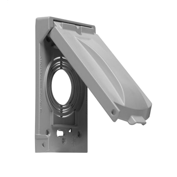 Bell Outdoor 1 Gang -Gang Multi-directional Electrical Box Cover, , Aluminum - MX1550S
