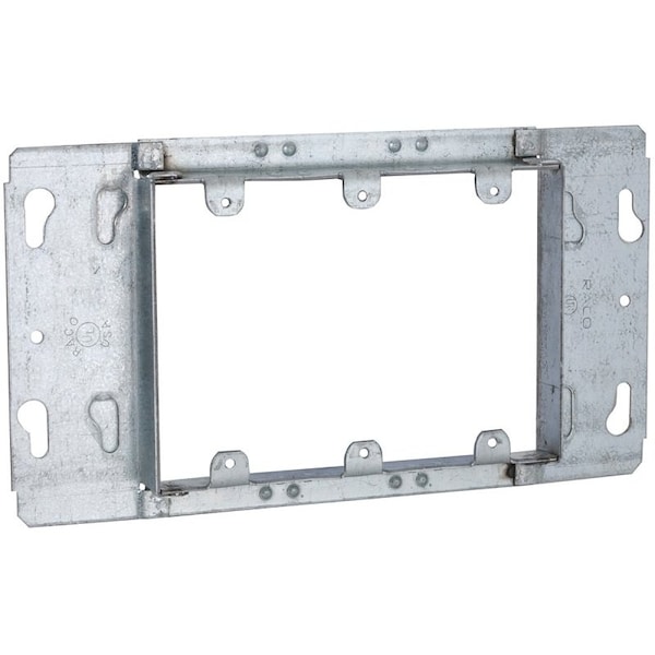 Hubbell Box Device Cover, 8-7/8 in L, 4-1/2 in W, Steel, Gray - 822