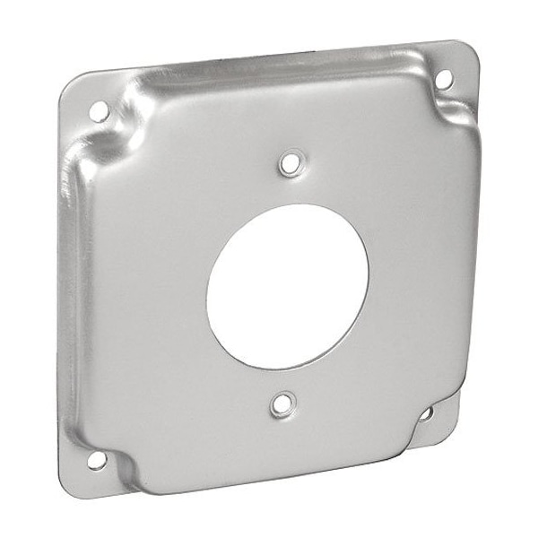 Southwire Electrical Box Cover, Square, Galvanized Steel, Raised Cover - G1942