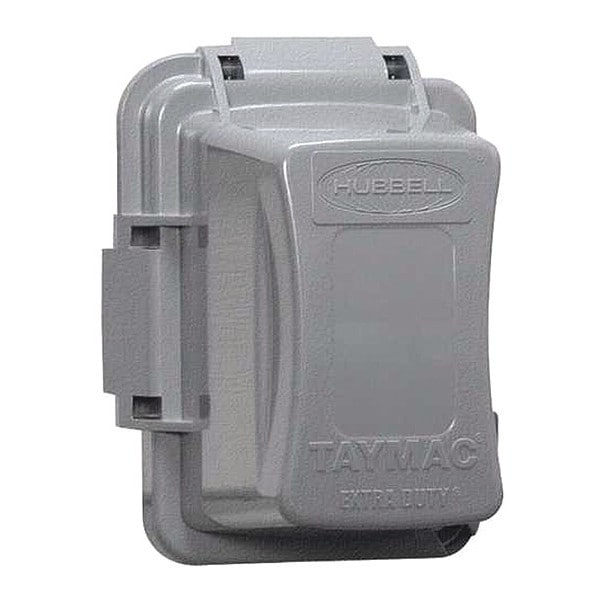 Taymac Electrical Box Cover, Outlet Box Type, 1 Gang, Polycarbonate, In-Use Cover - MM720G