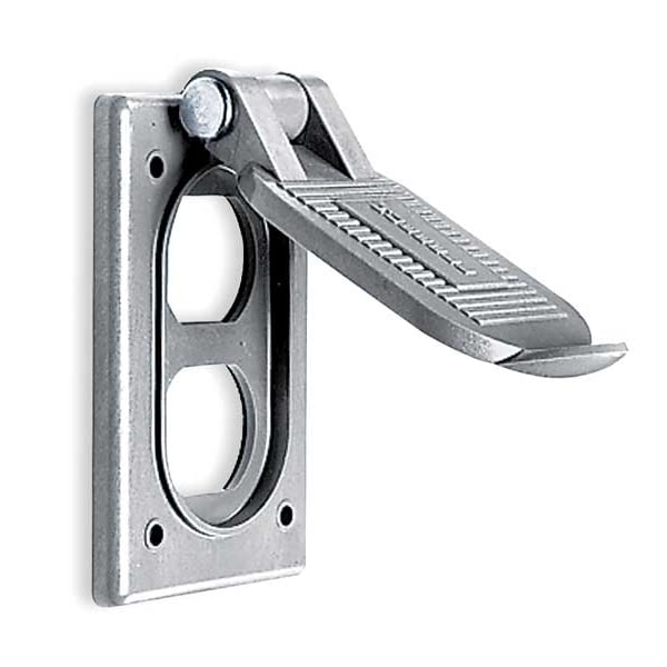 Hubbell Wiring Device-Kellems 1 Gang -Gang Vertical Weatherproof Cover, , Thermoplastic - HBL5221