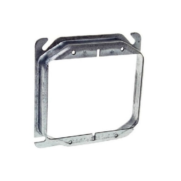 Racoorporated Electrical Box Cover, Square, Steel, Raised Cover - 8777-0
