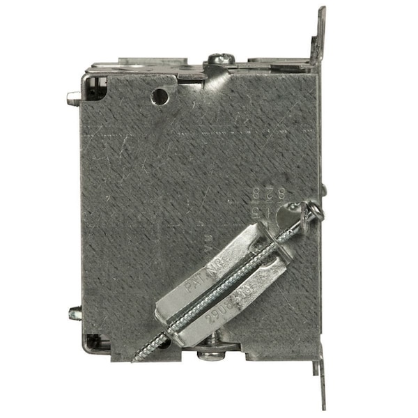 Raco Electrical Box, 12.5 cu in, Switch Box Type, 1 Gang, Galvanized Zinc - 523