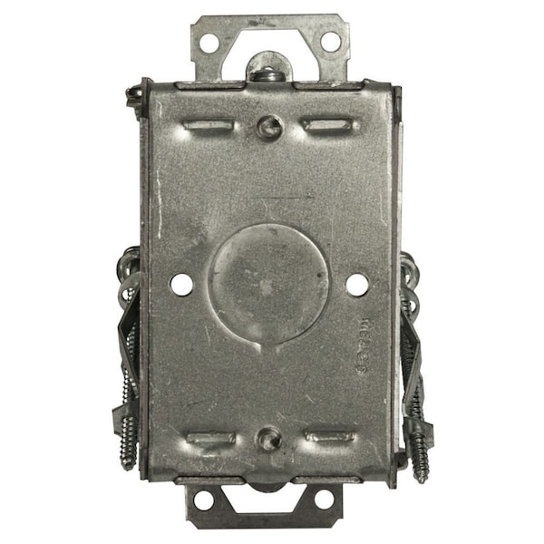 Raco Electrical Box, 12.5 cu in, Switch Box Type, 1 Gang, Galvanized Zinc - 523
