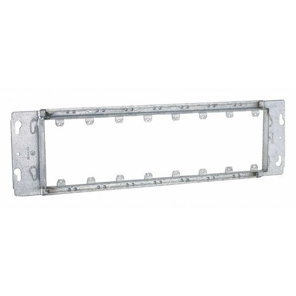 Raco Electrical Box Cover, 8 Gangs, Steel, Gang Cover - 827