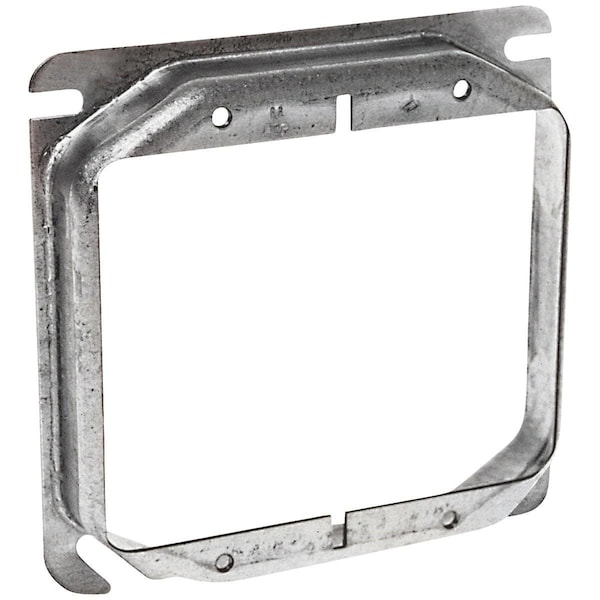 Southwire Electrical Box Cover, 2 Gangs, Square, Galvanized Steel - 52C18-5/8-UPC
