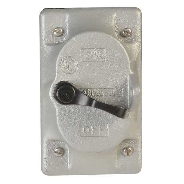Appleton Electric 1 Gang -Gang Vertical Weatherproof Cover, 2-13/16 in W, 4-9/16 in H - FSK-1VS-A