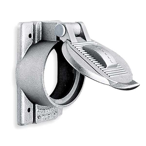 Hubbell Wiring Device-Kellems 1 -Gang Vertical Weatherproof Cover, 2-27/32" W, 4-9/16" H - HBL7770