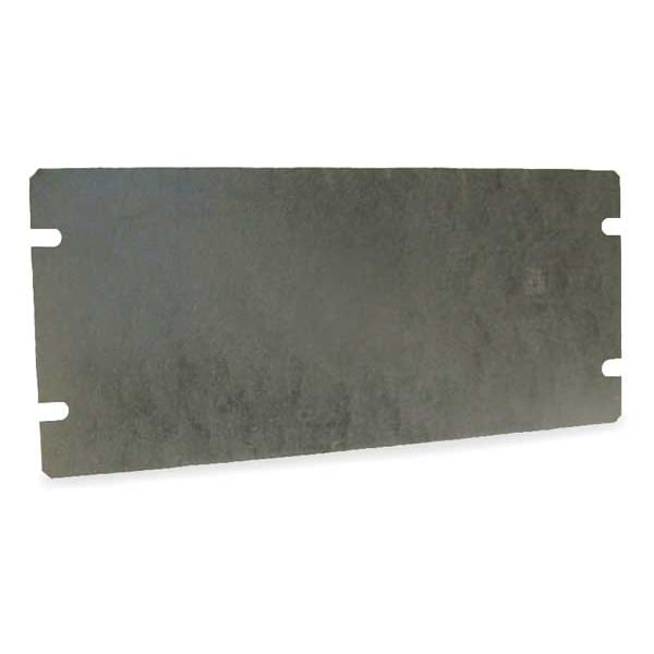 Raco Electrical Box Cover, Square Box Type, 3 Gangs, Galvanized Steel, Blank Cover - 845
