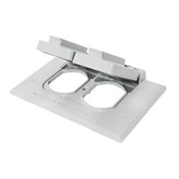 Lastplay 52499SCREC Receptacle With Cover Weatherproof White - LA358226