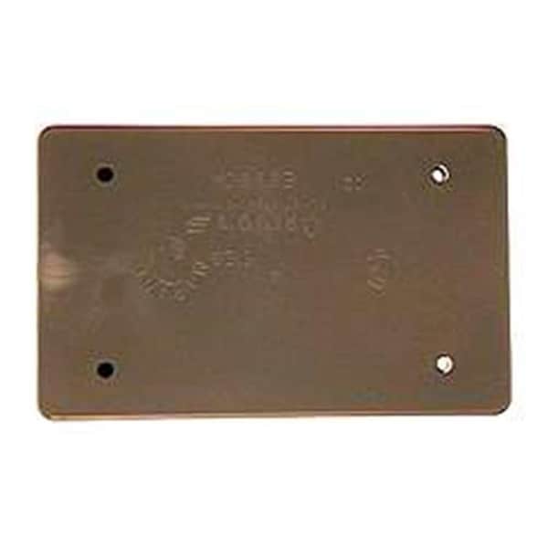 V3Gate, Llc Electrical Box Cover, 1 Gang, PVC, Blank Cover - E980CN-CAR